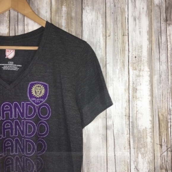 MLS Orlando City Grey & Purple Tee - Picture 4 of 6